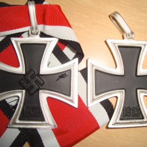 KNIGHT'S CROSS OF THE Iron Cross 1939- Popular version around Y2K considered Junker Copy, marked "L/12"
