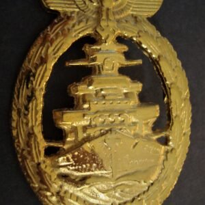 Kriegsmarine High Seas Fleet Badge (in Gold)