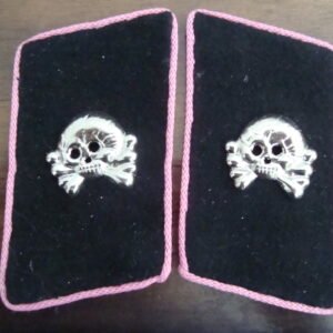 PANZER CREW Collar Tabs, featuring skull insignia