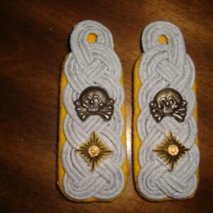 Panzer Lt Colonel-Recon, Skull insignia each board similar to Hans Von Luck