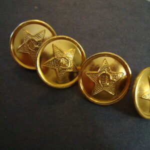 Soviet Uniform buttons, set of 4