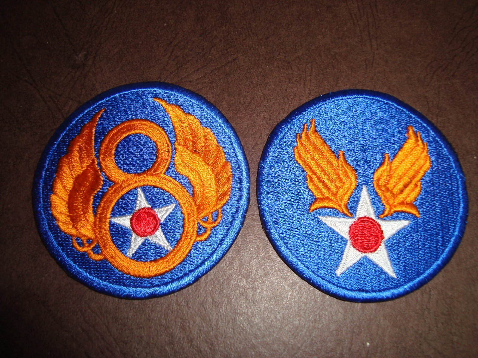 USAAF WW2 Eight Air Force Patch AND US Army Air Force COMBO