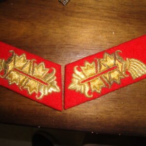 Wehrmacht General Arabesque Collar Tabs, Gold Bullion hand-woven
